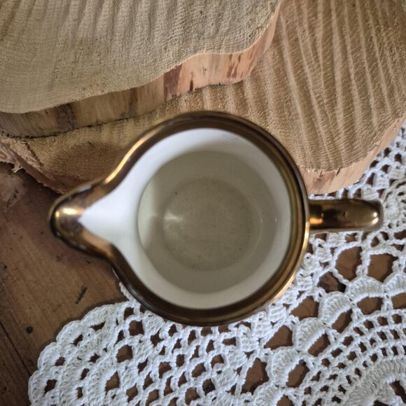 Wade England Tea Set - Bronze Copper - Teapot cream sugar - Mid-century Vintage - Picture 13 of 16